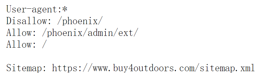 robots.txt设置